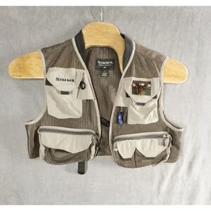 SIMMS Fly Fishing Vest Pack Mens Medium Outdoors Wading Stream Lake
